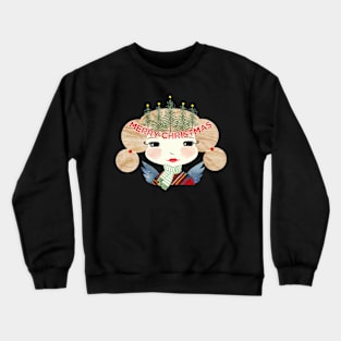 Christmas Angel Abigail--Merry Christmas Crewneck Sweatshirt